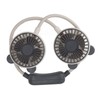 Portable Neck Fan Dual Head Bendable Wearable USB Rechargeable Hand