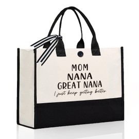 Encoink Great Grandma Gifts, Gifts for Grandma, Functional Tote Bag for Grandma, Nana Gifts, Grandma Birthday Gifts, Durable Beach Bag for Grandmother, Granny Gifts