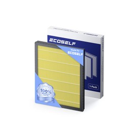 ECOSELF Genuine Replacement Air Purifier Pet Allergy Filter for HAP602/ HAP602WF Air Purifier Filter, 3-Stage Filtration Repacement for High-Efficient Filtration (1 Pack), Yellow