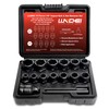 LLNDEI Bolt Extractor Kit, 15PCS Easy Out Stripped Lug Nut