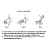 Black Fiberglass Reinforced Nylon Propeller Kit for Seamax PowerMax Models