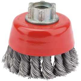 Draper 52631 Expert Twist Knot Wire Cup Brush, 60mm x M14 , Blue