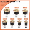 Tanstic 14Pcs Neoprene Rubber Expansion Plug, 7 Sizes Automotive Rubber