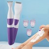 Depiladora Electrica Mujer, Recortadora de Depilación Portátil Impermeable 2 en