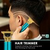 Hair Clippers for Men with LED Display, 4-Piece Cordless Grooming