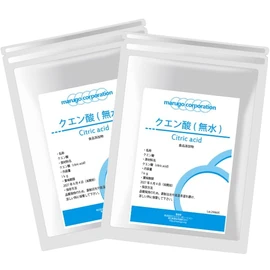 Marugo (マルゴ) Citric Acid Powder, Edible, 1kgx2, Food Additive, Cleaning, Supplement