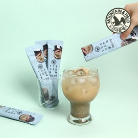 Sangwadeulre 산과들에 검은콩담은 고소한 블랙미숫가루스틱 25g x50봉 Sankwadeul Black Soybean Nutty Black Misutgaru Stick 25g x 50 packs