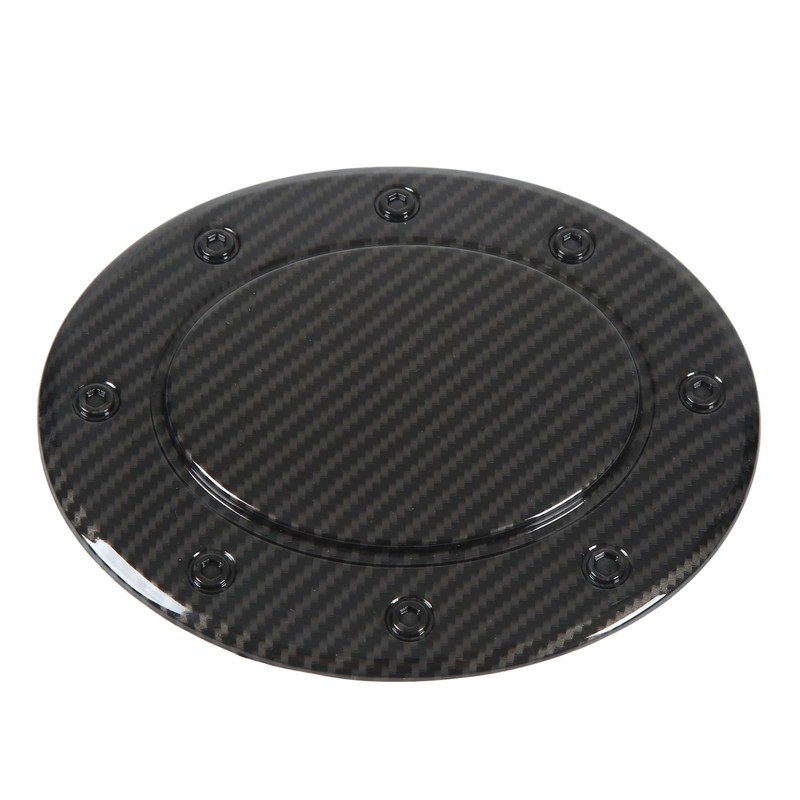 Gas Cap Cover Carbon Fiber Pattern Fuel Tank Door Cover