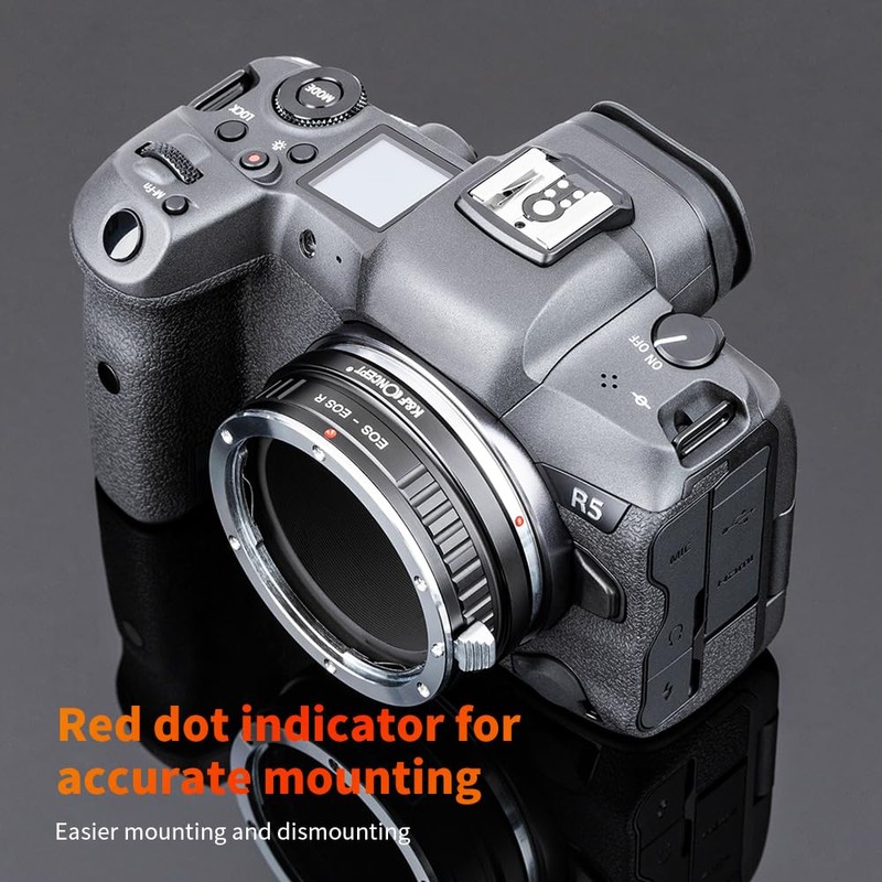 K&F Concept EOS to EOS R Mount Adapter, Compatible with