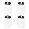 4Pcs Solar Powered LED Candle Light Yellow Flicker Tea Lamp