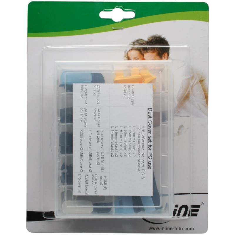 InLine® 59941 °C Dust Protection Set for Computer Interface (44