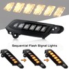 GEEGEETOP FulL LED DRL Lens Front Headlight Side Marker Bumper