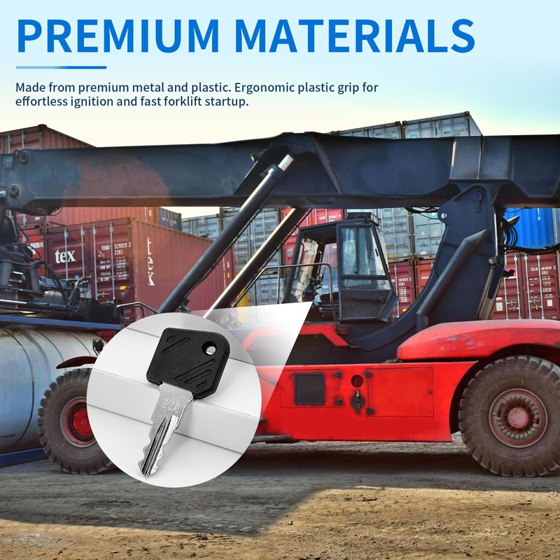 Stapler Key 801 for Linde Forklift - Construction Machinery Key