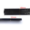 BESTU Sliding Rails, Drawer Rails, Drawer Rails, 3 Tiers, Horizontal