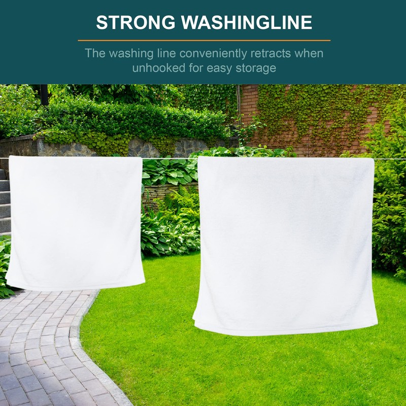 Our House Retractable Clothes Line, 15 Metre Extendable Washing Line
