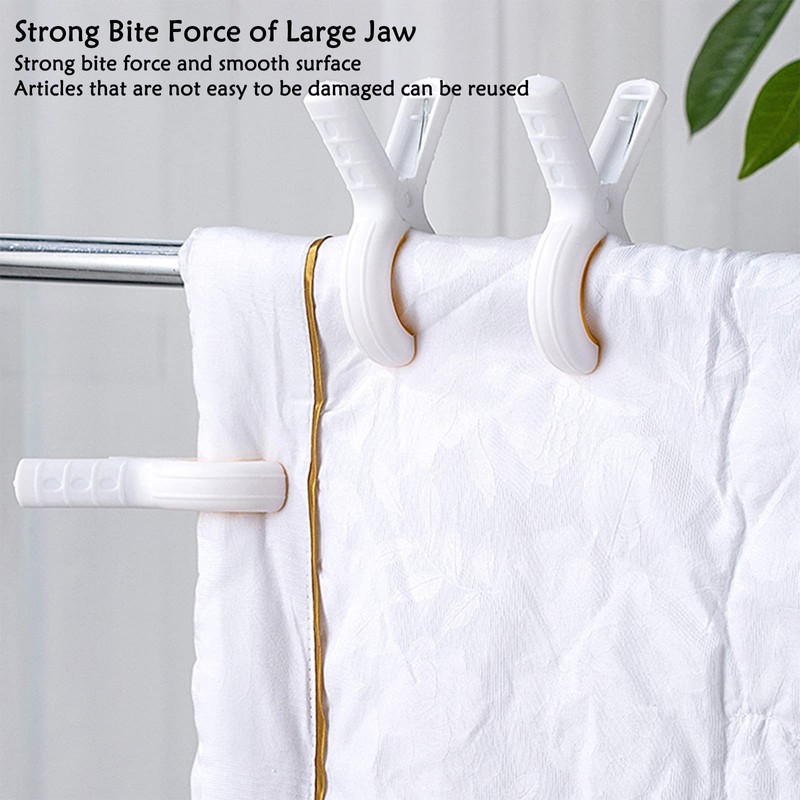 6pcs Towel Clips for Sun Loungers Large Beach Towel Clips