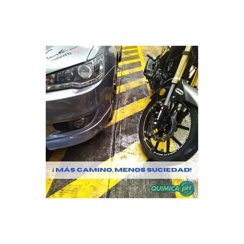 Shampoo Espumante Con Cera Para Autos Y Motos, 1lt