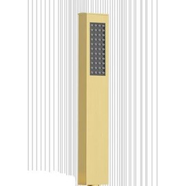 High water pressure handheld shower head- Brushed Gold
