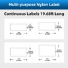 MakeID Multi-Purpose Nylon Labels with Ribbon for P31 Industrial Label