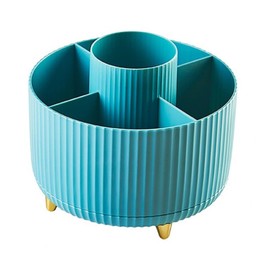 Makeup Box, Storage Box, Dustproof, for Makeup Brushes, Storage Cylinder, Dresser, Table, Lipstick, Eyeshadow, Pen Container, Storage Barrel, Makeup Bag, Empty (BU1, One Size)