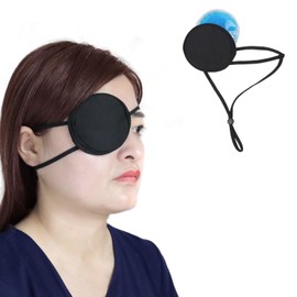 Paquete de 2 parches refrescantes para ojos hinchados, compresas de hielo para ojos, mascarilla para un solo ojo, terapia de frío y calor para ojos vagos después de una cirugía por ambliopía y