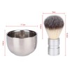 kokiya Men's Shaving Bowl Brush Set 2 in 1 Nylon