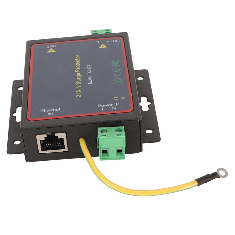 Surge Protector 2 in 1 Network Surge Protector POE Power