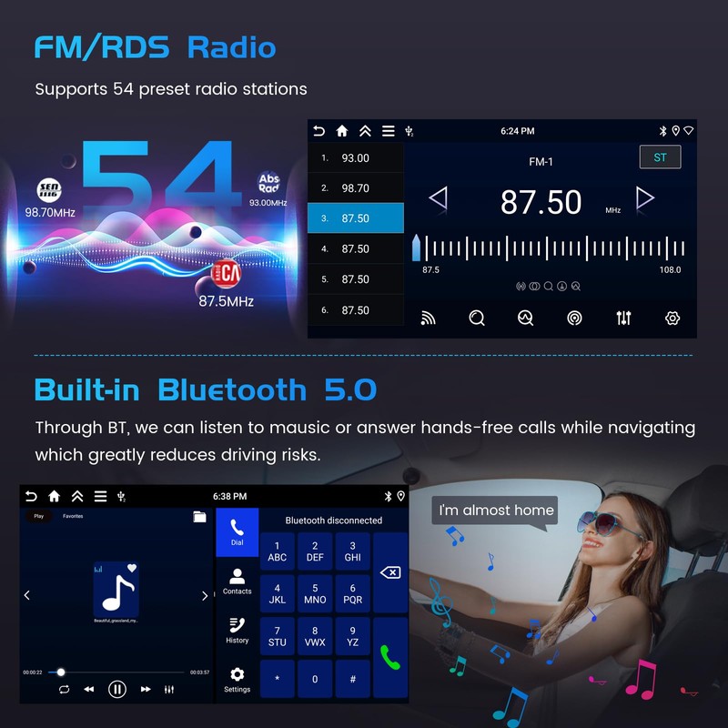 Inefala 4+64G Radio for Toyota Yaris Vios 2007-2012 Android 15