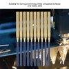 10Pcs High Wear resistant Diamond Flat Files Jewelry Repair Tool