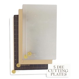 Anna Griffin Scrapbooking Die-Cutting & Embossing Plates System with Powerful Magnetic Sheet, Die Cutting Machine Accessories for Crafting and Card Making - Empress Full Plates Set, Large 8.6 x 13.5