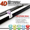 4D Black Carbon Fiber Vinyl Wrap Sticker Air Release Bubble