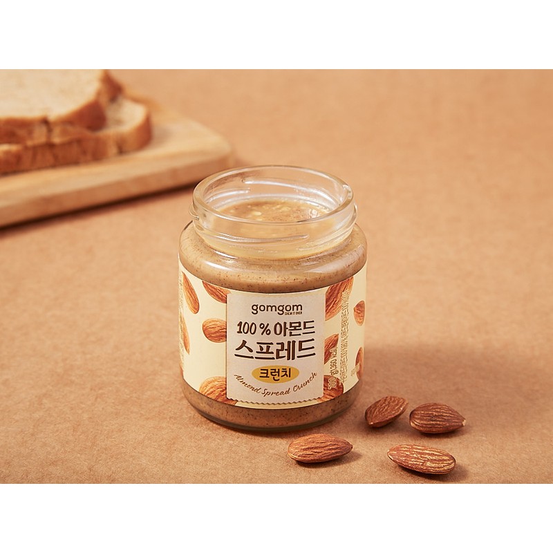 곰곰 100% 아몬드 스프레드 크런치, 200g, 1개 GomGom 100% Almond