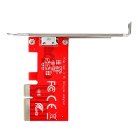NFHK PCI-E 3.0 Express 4.0 x4 to Oculink External SFF-8612 SFF-8611 Host Adapter for PCIe SSD with Bracket