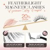 Magnetic Eyelashes Kit – 6 Pairs Wispy Lashes + Applicator
