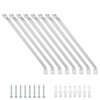 8 Pack Support Brackets for Wire Shelving 17 inch Wire