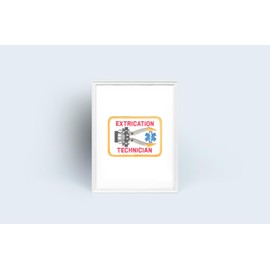 Extrication Technician Patch Embroidered EMS Paramedic EMT Medic Ext Tech Crest - F 116