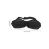 IWOWHERO 2Pcs Comfortable Blindfold Eye Masks Contoured Sleeping Eye Covers