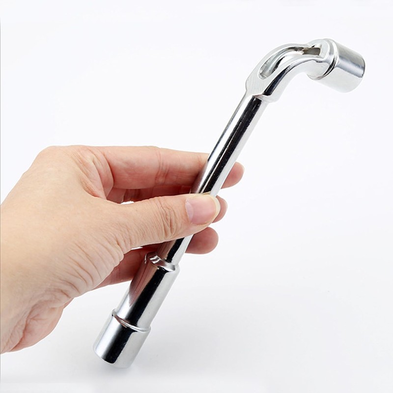 Utoolmart Metric L Shaped Angled Hex Socket Wrench, 17mm Socket