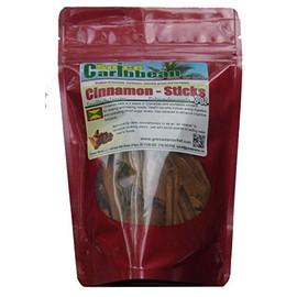 Cinnamon Bark Pieces (TRUE CEYLON) - cinnamomum verum (3 Oz resealable pouch, product of Grenada)