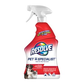 Resolve Pet Specialist Carpet Cleaner Spray – for Removal of Pet Stains & Odors Up to 7 Days Old, 22oz