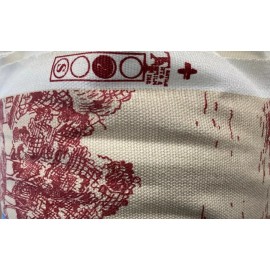 COVINGTON PASTORLE TOILE DUCK RED - MEDIUM WEIGHT HOME DECOR - 56" WIDE- BTY
