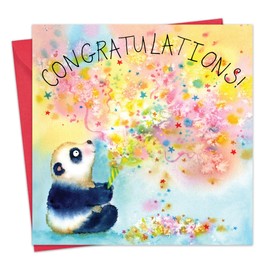 Twizler Congratulations Card with Panda –Congratulations On Passing Your Exams Card –Congratulations New Job Card –Congratulations New Baby Card –Congratulations Card Pregnancy –Congratulations Gifts