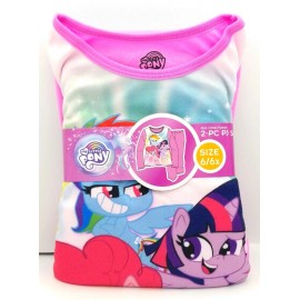My Little Pony  New Girls MY LITTLE PONY 2 piece Flannel Pajamas Sleepwear Set Size 6/6X Pink