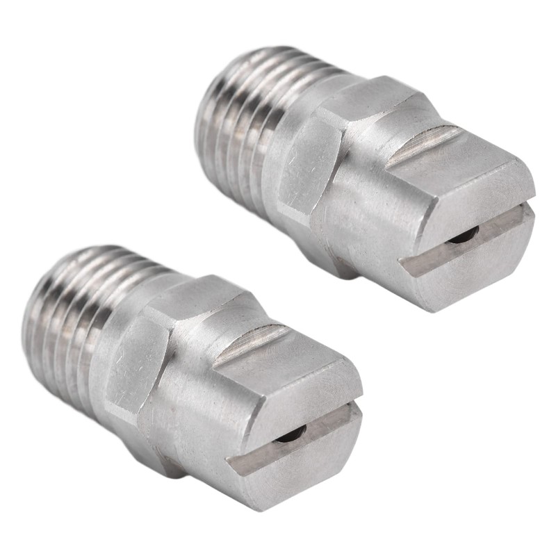 Walfront Boquilla de Acero Inoxidable de 2 Uds. De 1/4