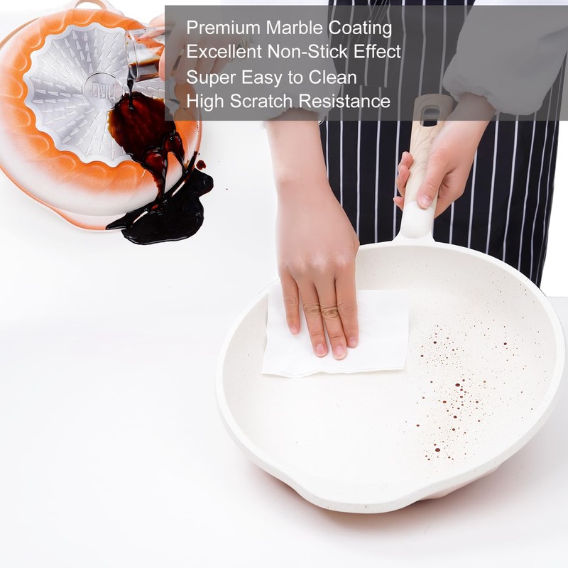 MGC Non Stick Frying Pan, PFOA&PFAS Free, 9.5" Skillet, Oven