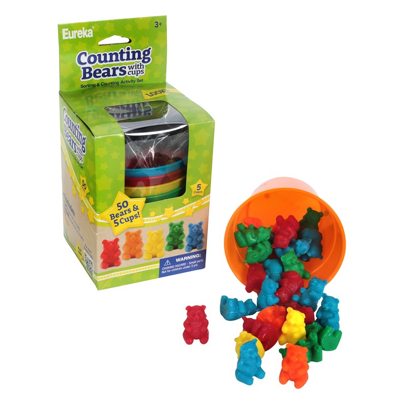 50 Counting Bears with 5 Cups