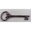 Iron Decorative Skeleton Key, Brown, Size No Size