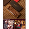 Neiicty Luxury Winter Long Leather Gloves Women Touchscreen Texting Warm