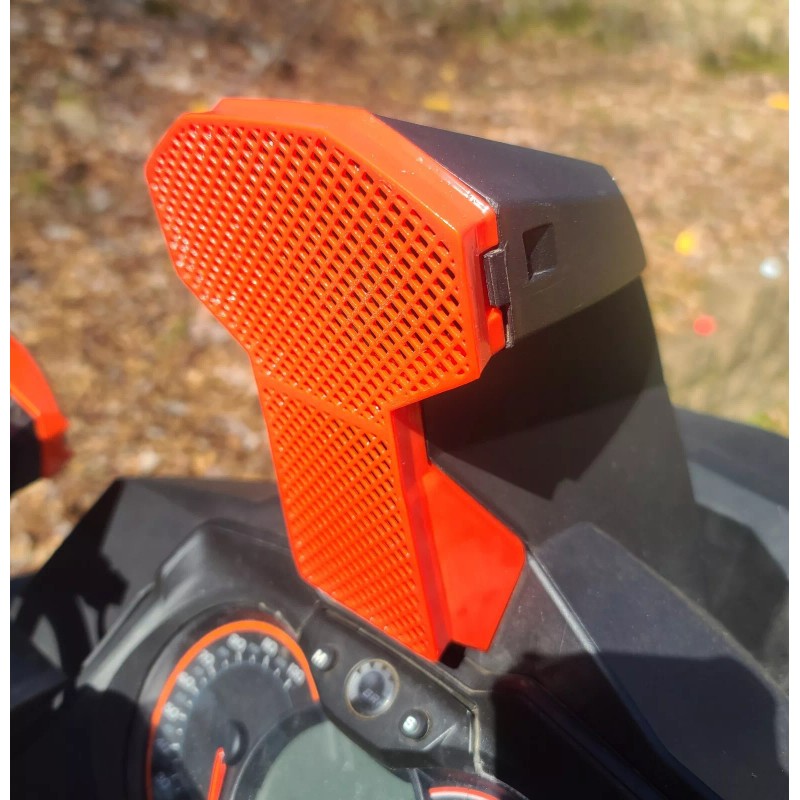 Custom Can Am G2 Outlander Snorkel Red Pre-Filter Screen Update