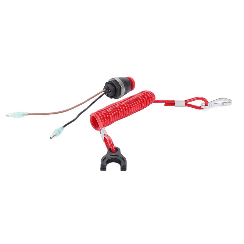 Boat Safety Kill Stop Switch Stop Cord with Wrist Strap,